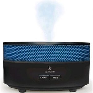 SpaRoom® AromaMist Ultrasonic Essential Oil Diffuser (Black + White)